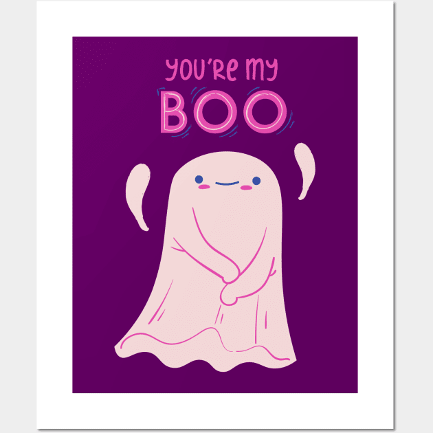 YOU'RE MY BOO - HALLOWEEN Wall Art by O.M design